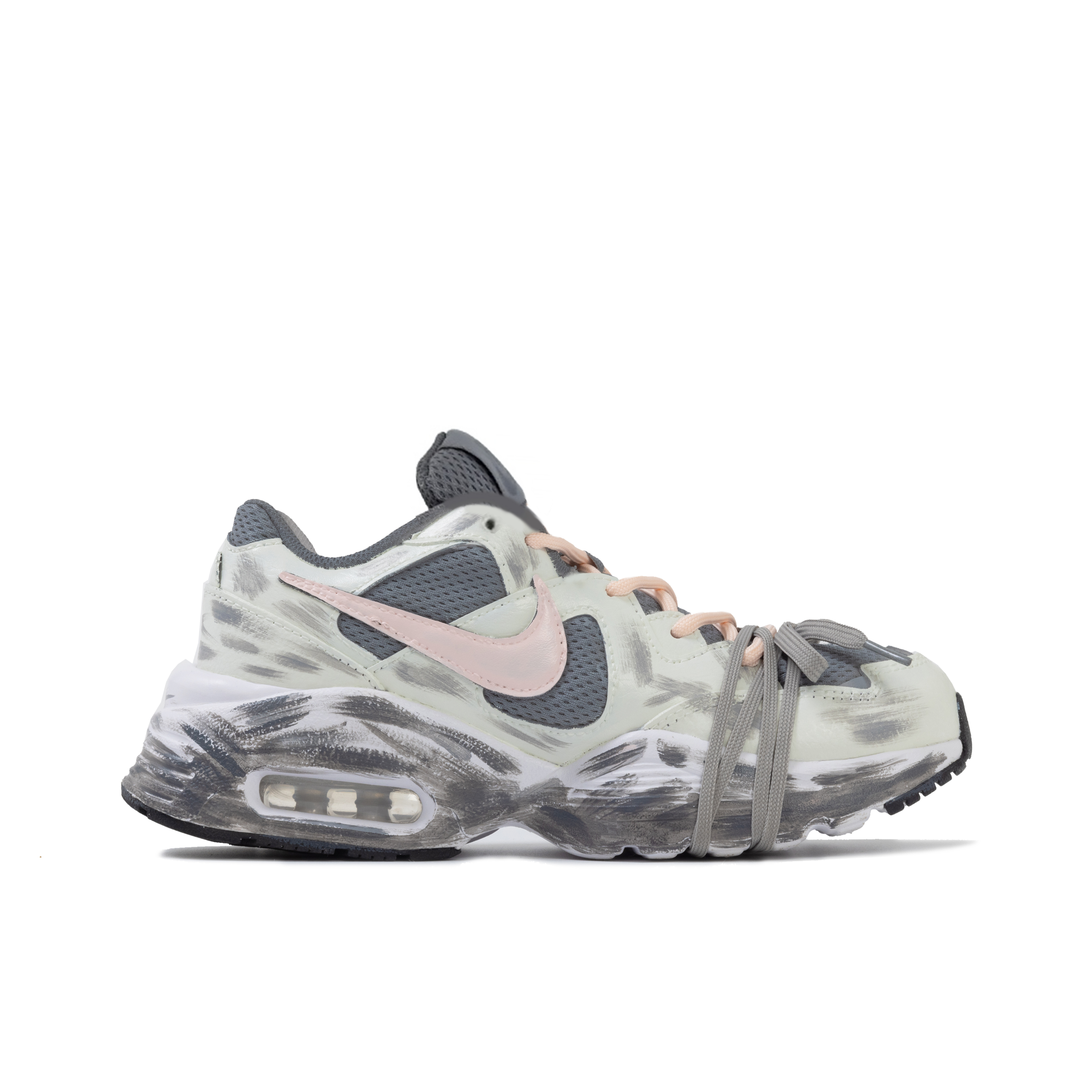 Nike Air Max Fusion Running Shoes Women’s Low Top Gray, Pink