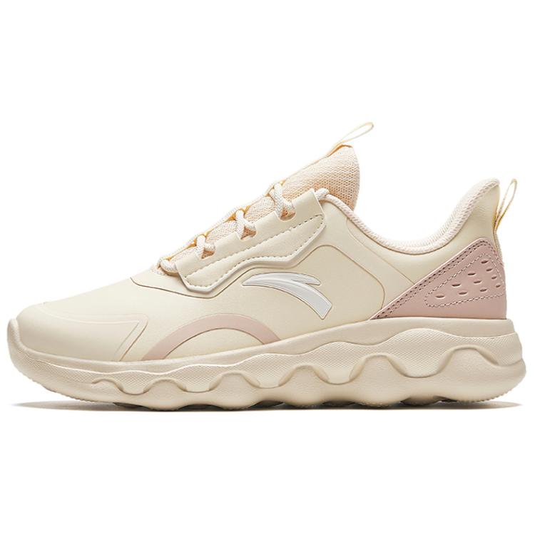 Anta Abrasion Resistant Low top Running Shoes Women’s Beige