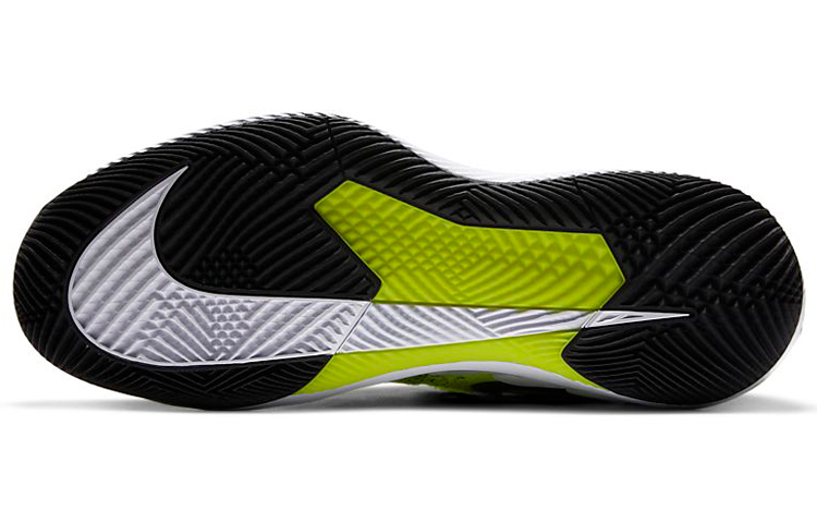 Мужские кроссовки Nike Vapor X AirZoom (черно-бело-зеленые) — фото 6