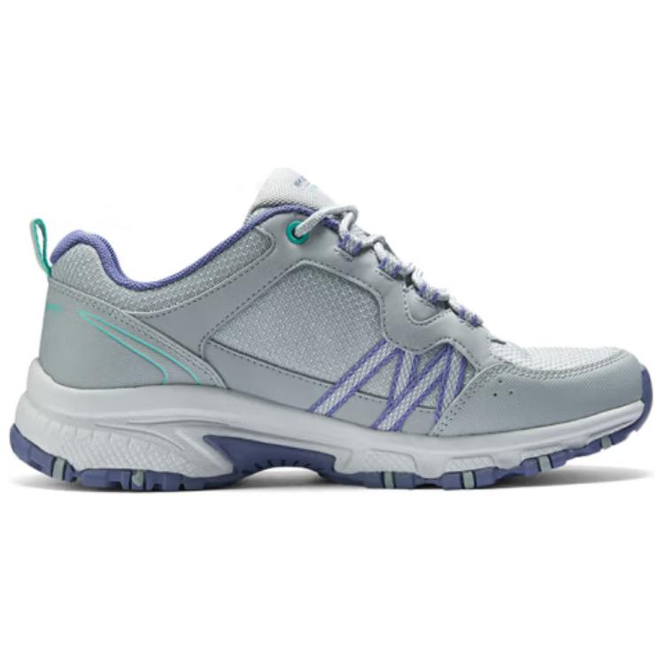 Skechers Hillcrest Moon Dye Cushioning Abrasion Resistant Breathable Rebound Low top Outdoor Shoes Women’s Gray Purple