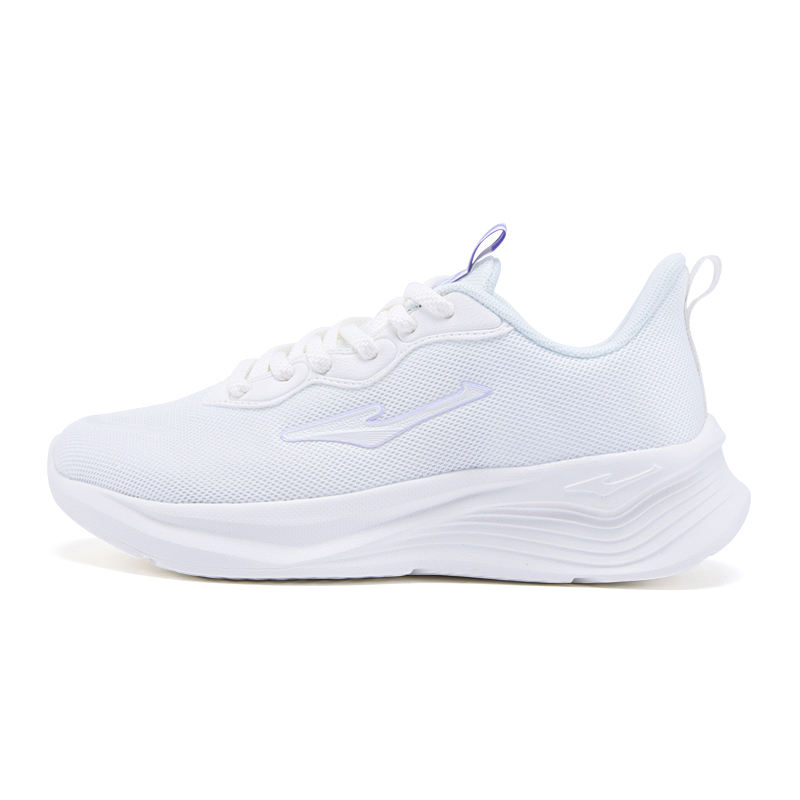 Erke Cushioning Slip Resistant Breathable Low top Casual Running Shoes Women’s Microcrystal White