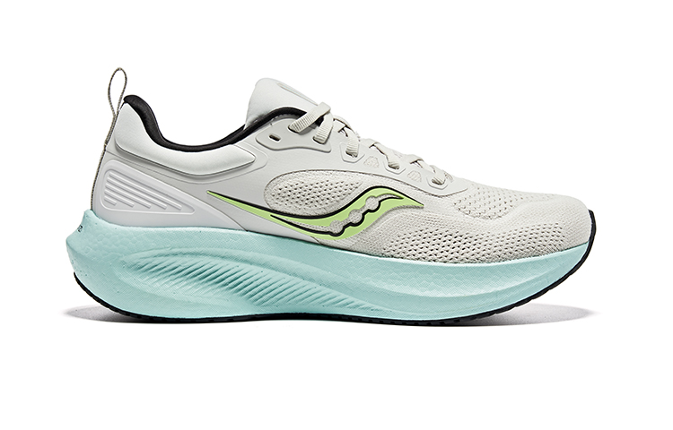 Saucony Surge 3 Fabric Cushioning Low top Running Shoes Men’s Gray Green