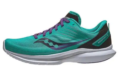Saucony Kinvara 12 Round Tip Cushioning Slip Resistant Abrasion Resistant Low top Running Shoes Women's Blue