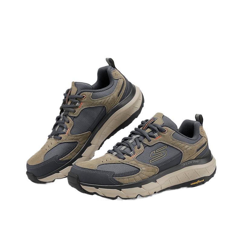 Skechers D’Lux Pro Abrasion Resistant, Breathable, Lightweight Low top Outdoor Shoes Men’s Taupe