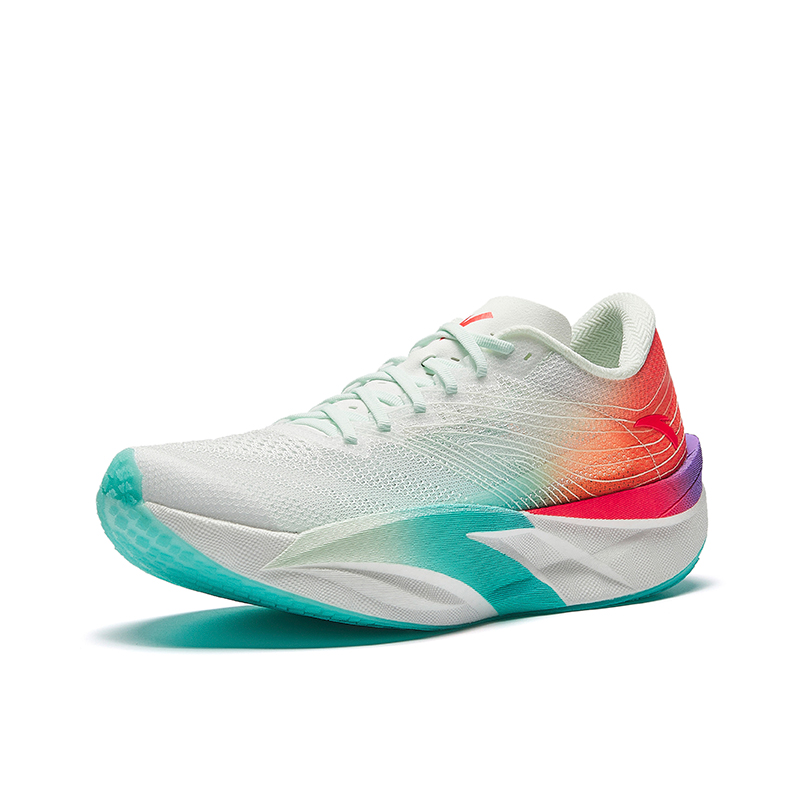 Anta C202 6.0 Slip Resistant And Breathable Low top Casual Running Shoes Men’s White Green Orange