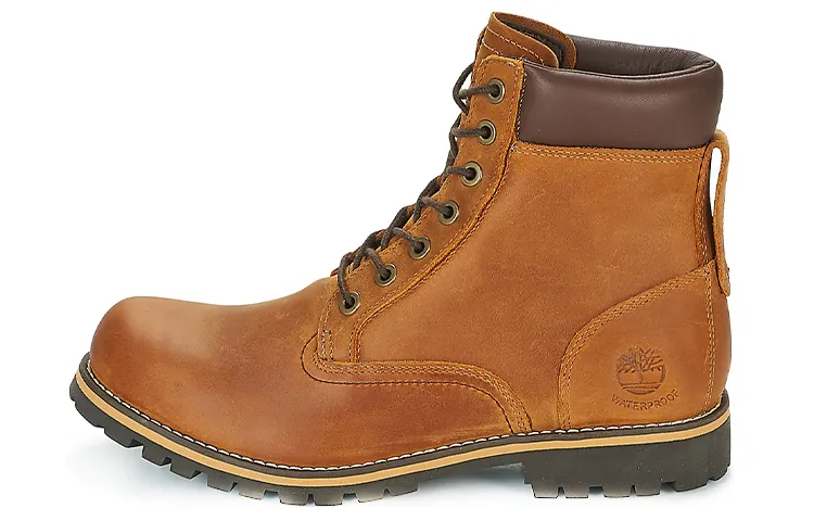 Timberland Rugged 6 Inch Waterproof Boots 'Medium Brown Full Grain'