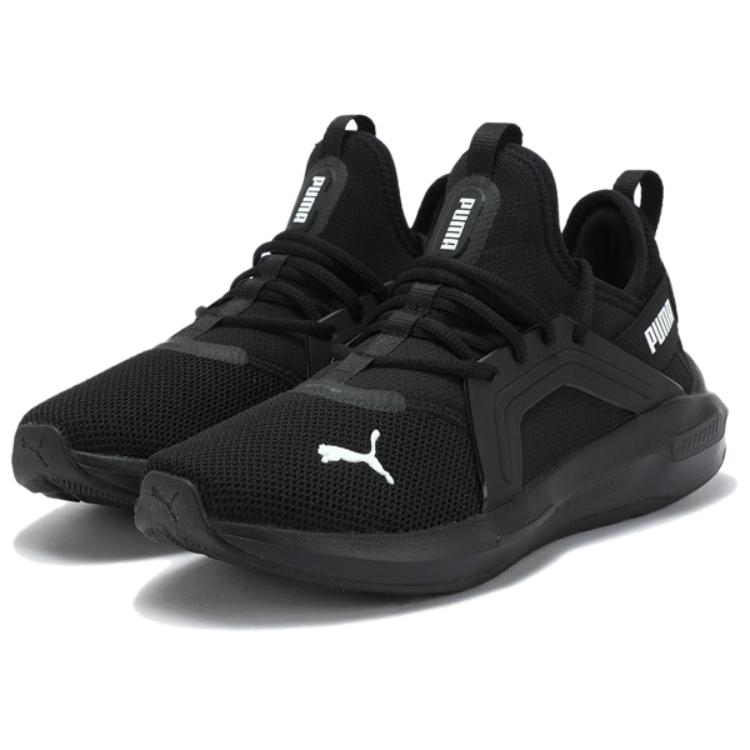PUMA Softride Enzo 5 Slip Resistant Abrasion Resistant Low top Casual Running Shoes Unisex Black
