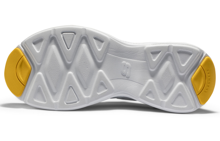 Мужские кроссовки Skechers D'Lites (бело-желто-синие) — фото 4