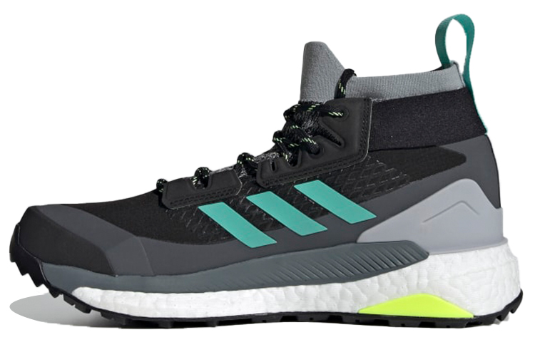 Adidas Terrex Free Hiker GTX Breathable Mid top Outdoor Shoes Unisex Black Gray