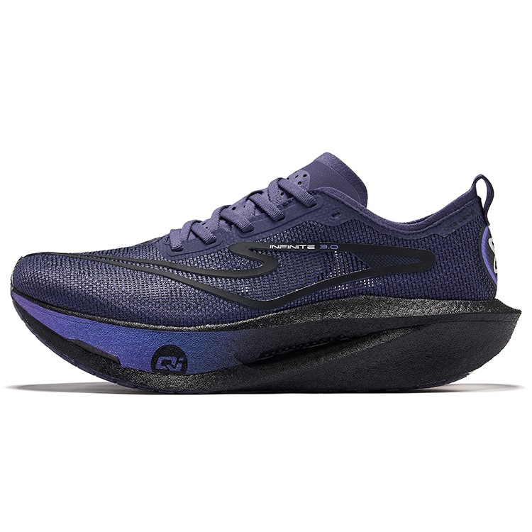 Erke Blue World 3.0 Racing Low top Carbon Plate, Huoxing Erke Technology Marathon Physical Fitness Test & Exam