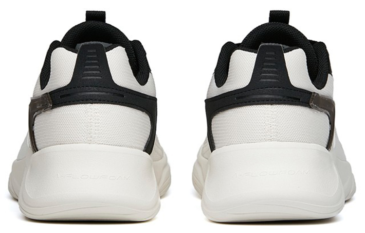 Anta Comfortable Cushioning Slip Resistant Abrasion Resistant Breathable Low top Running Shoes Men’s White Black