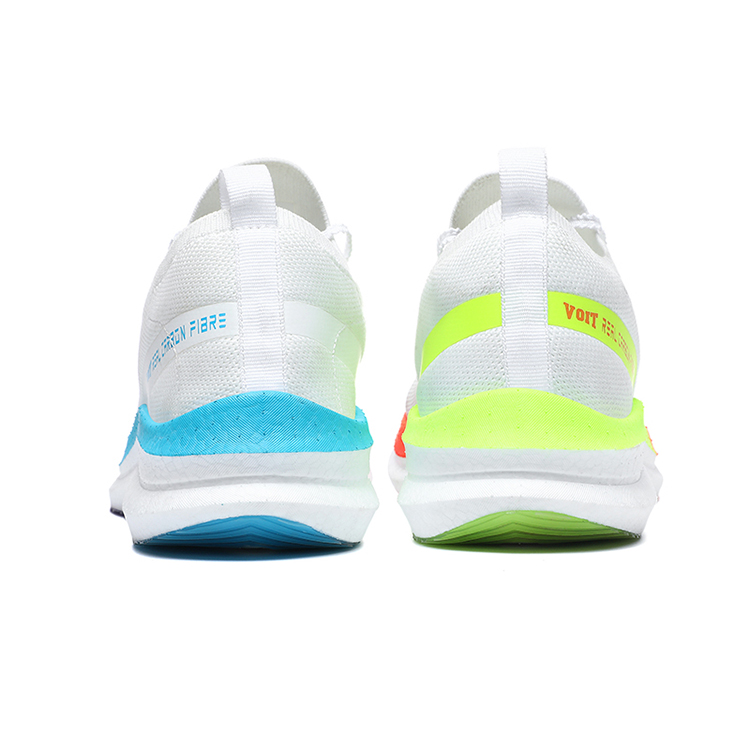 VOIT Running Shoes Unisex Low Top Left White Mismatched