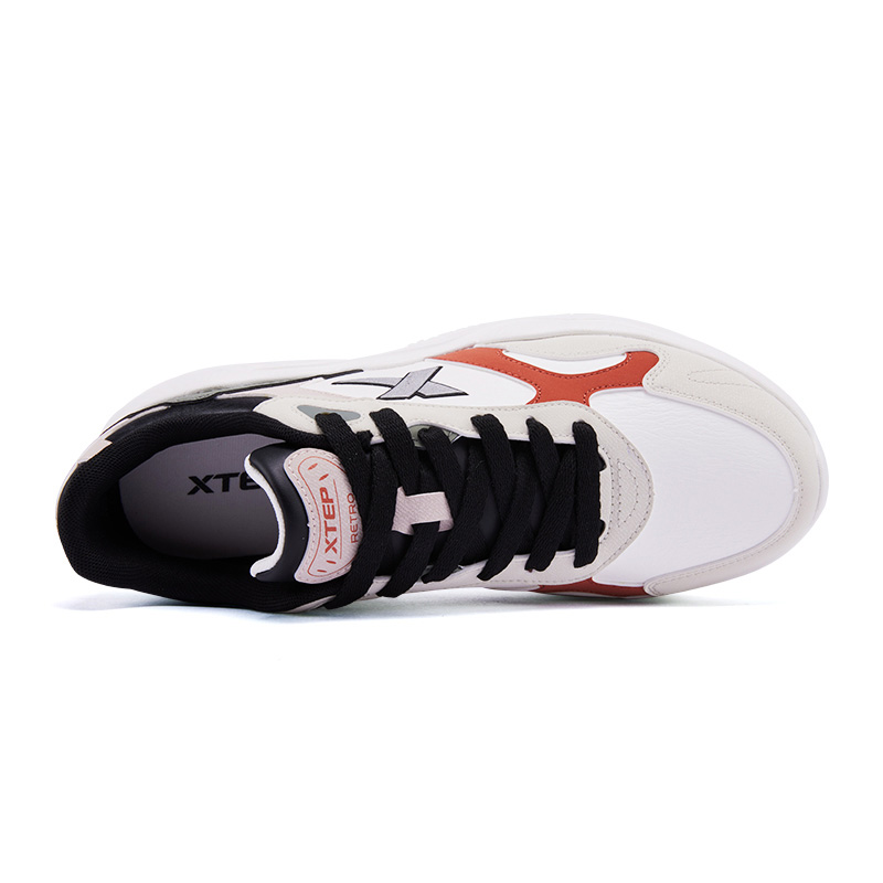 XTEP Cushioning Slip Resistant Abrasion Resistant Waterproof Coverage Lightweight Rebound Low top
