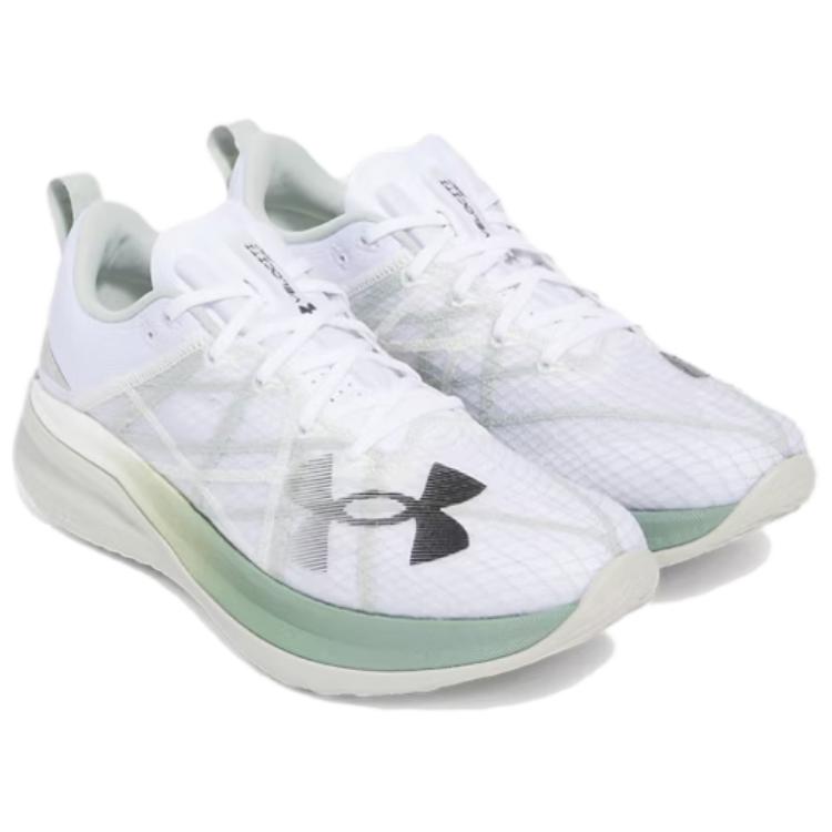Under Armour VELOCITI PRO Abrasion Resistant Low top Running Shoes Unisex White Black Green