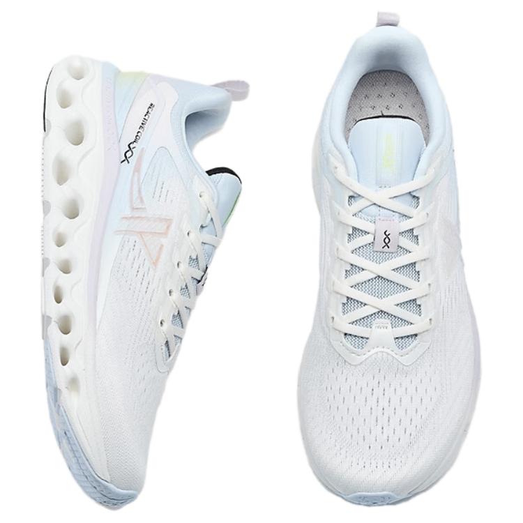 XTEP Breathable Cushioning Slip Resistant Low top Running Shoes Women’s White Blue Purple