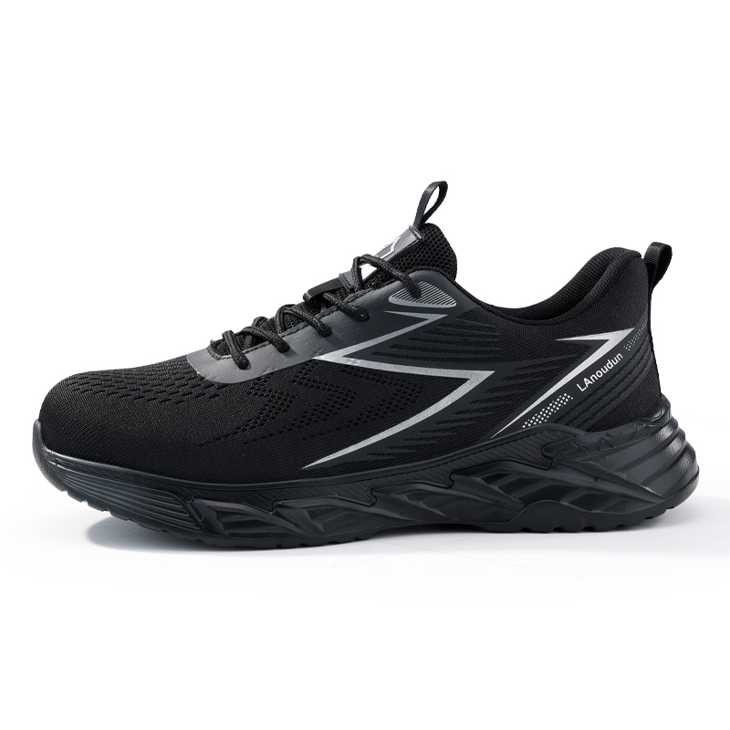 LANOUDUN Breathable Impact Resistant Low top Outdoor Shoes Men’s Black
