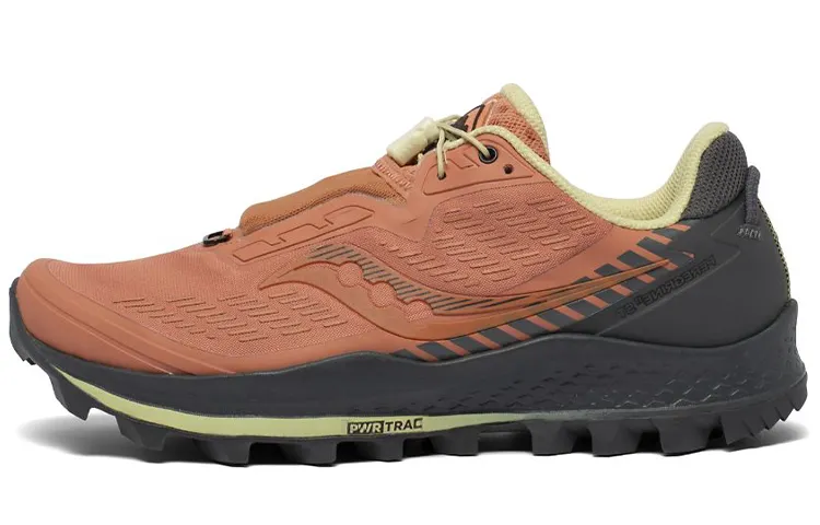 Saucony Peregrine Falcon 11 Running Shoes Women's Low Top Red/Gray/Black