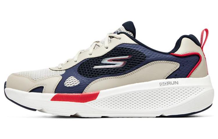 Skechers GO RUN Elevate Mesh, Synthetic Leather Low top Casual Running Shoes Men’s Blue Gray