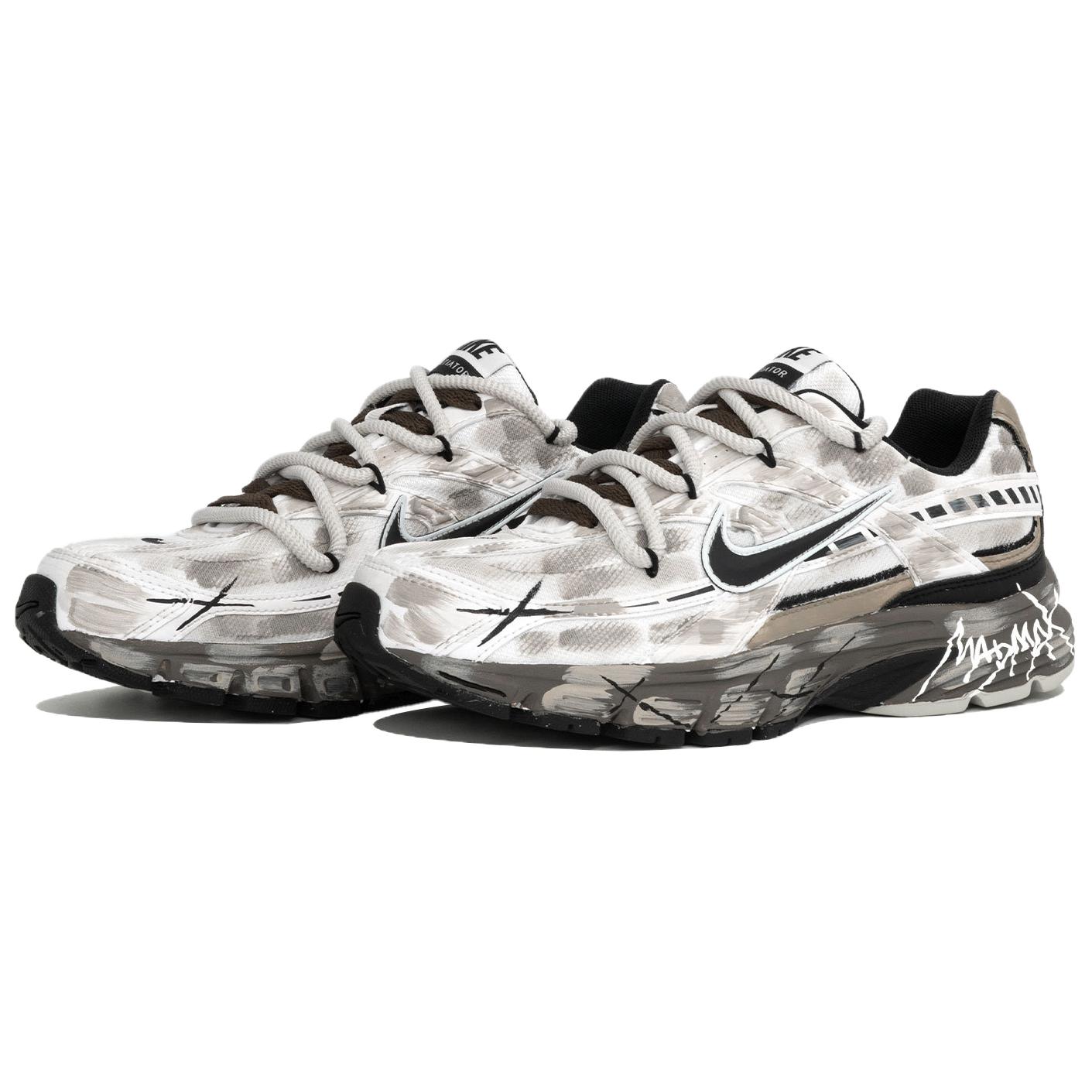 Nike Initiator Slip Resistant Abrasion Resistant Low top Running Shoes Men’s Gray Brown