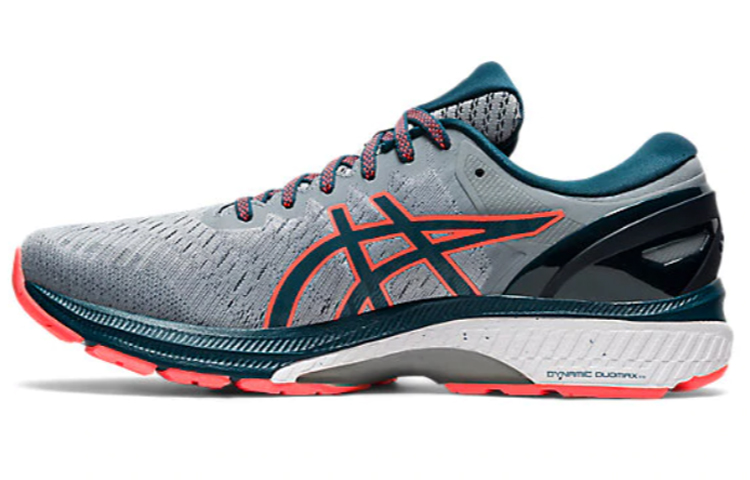 Мужские кроссовки ASICS Asics Gel-Kayano 27 (серо-сине-оранжевый)