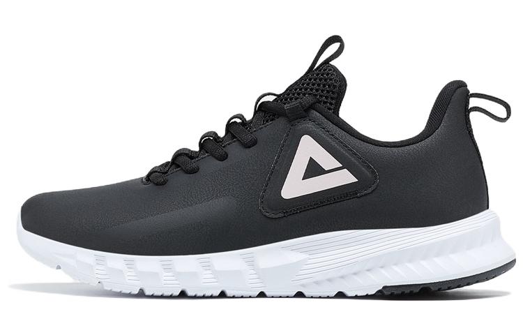 PEAK Cushioning Lightweight Rebound Low top Running Shoes Women’s Black White