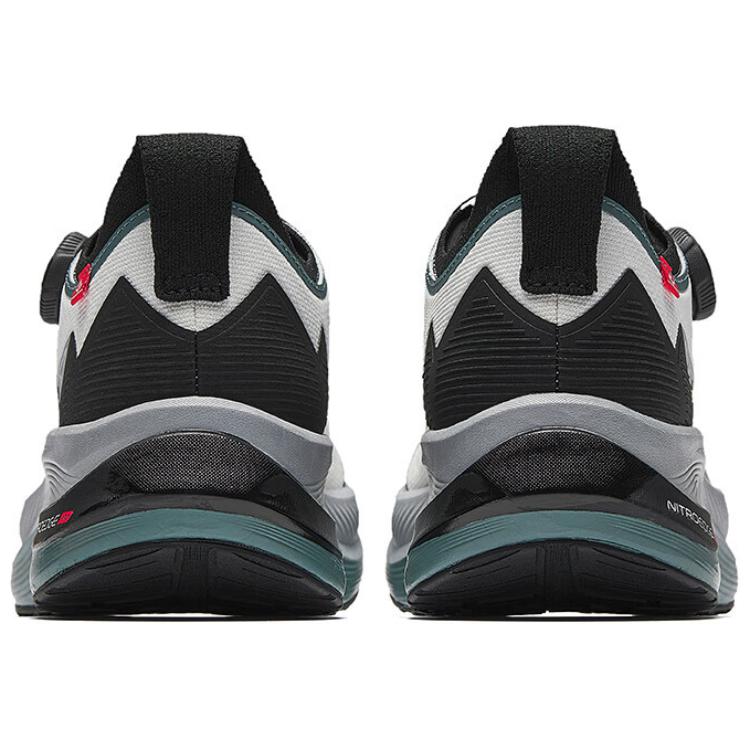 Anta Absolute Isolation Slip Resistant Rebound Support Low top Sprint Running Shoes Men’s Gray Green Black