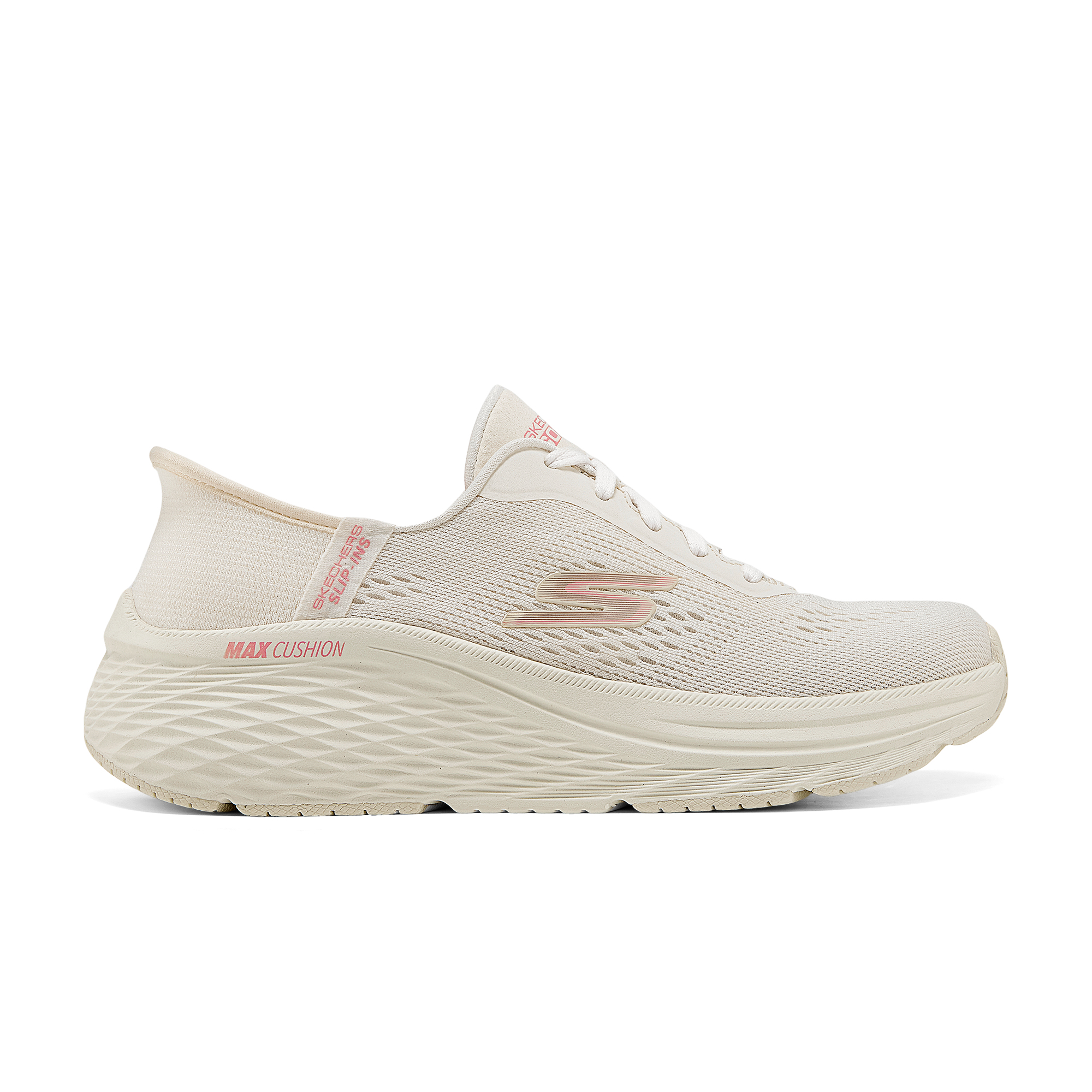 Skechers Max Cushioning Elite 2.0 Breathable Support Rebound Low top Running Shoes Women’s White