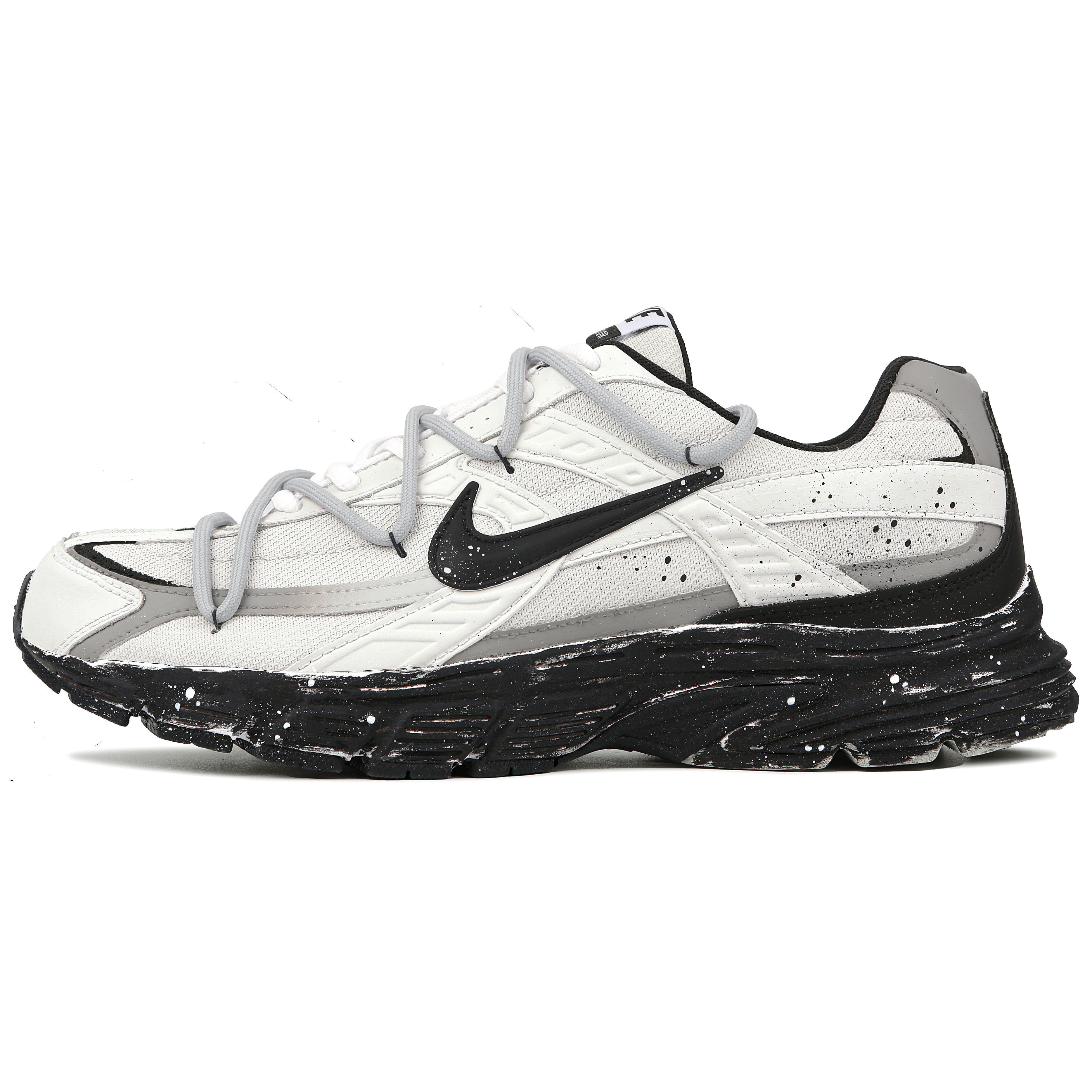 Nike Initiator Cushioning Breathable Low top Casual City Commuting Running Shoes Men’s Black White Gray