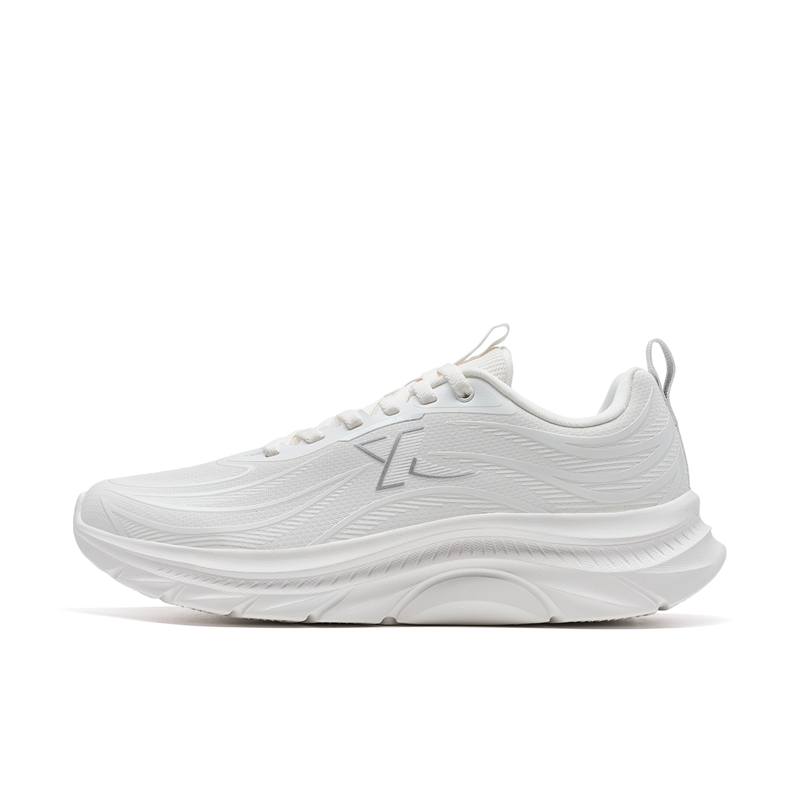 XTEP Slip Resistant Abrasion Resistant Low top Casual Running Shoes Women’s Sail White