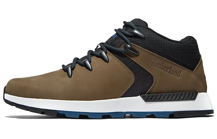 Timberland Sprint Trekker Super Oxford Trainer Abrasion Resistant Breathable Mid top Outdoor Shoes Brown Blue