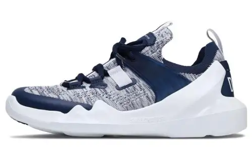 Skechers Dlt A Slip Resistant Abrasion Resistant Low top Running Shoes Women's Blue White