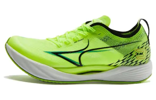 HEALTH KM3 Full Length Carbon Plate Physical Fitness Test & Exam Sprint Racing Running Shoes Unisex Radical Green