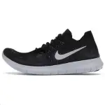 Nike Free RN Flyknit Comfortable Cushioning, Wear Resistant Low top Running Shoes Unisex Black