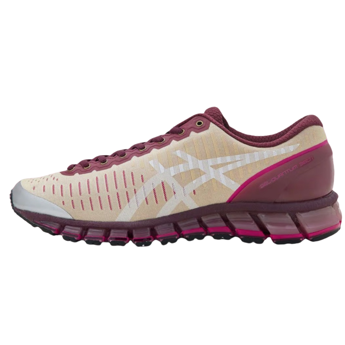 Above The Clouds x Asics Gel Quantum 360 1 Abrasion Resistant Low top Running Shoes Men’s Red