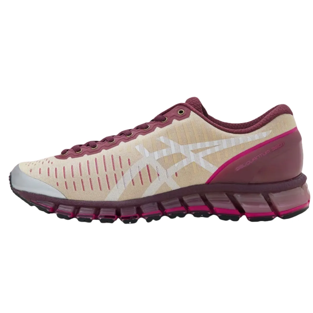 Above The Clouds x Asics Gel Quantum 360 1 Abrasion Resistant Low top Running Shoes Men's Red