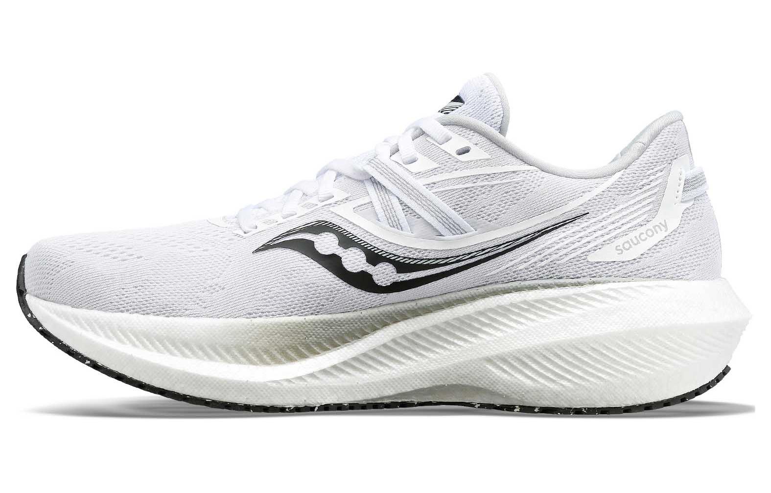 Мужские кроссовки Saucony Saucony Triumph 20 (бело-черные)