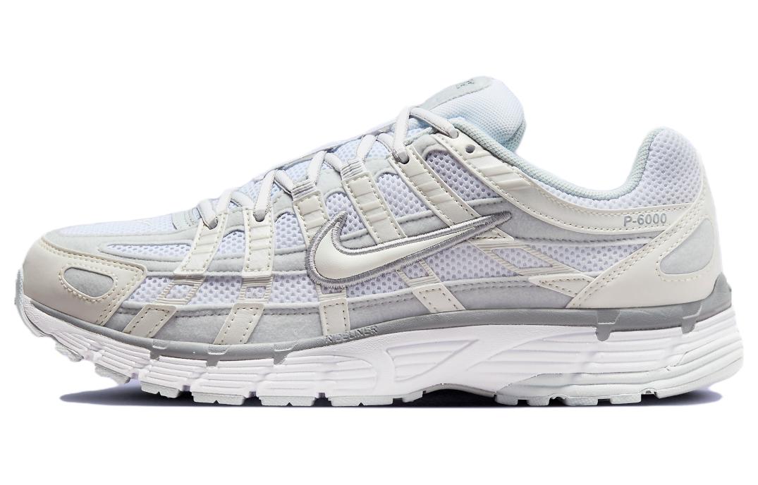 Nike P-6000 Comfortable and breathable low-top casual urban commuting running shoes for women, light blue and gray white