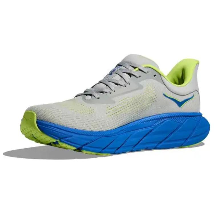 HOKA ONE ONE Arahi 7 Slip Resistant Abrasion Resistant Low top Running Shoes Men’s Gray Blue Green