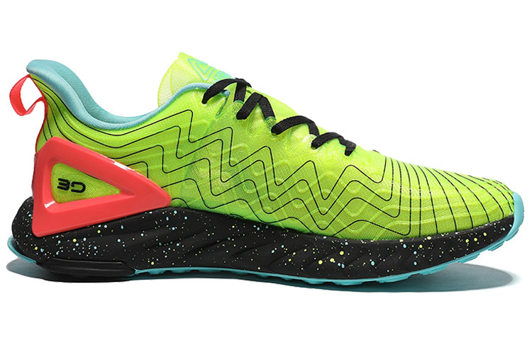 PEAK Breathable And Lightweight Low top Running Shoes Men’s Neon Yellow