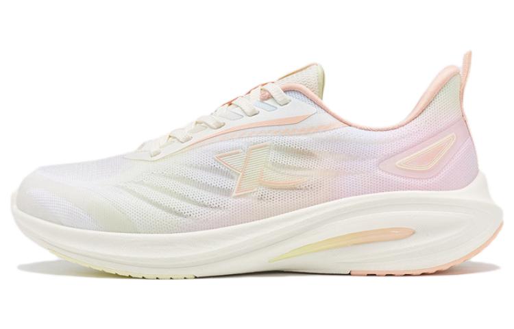 XTEP Lighten 7.0 Cushioning Slip Resistant Abrasion Resistant Low top Running Shoes Women’s Oil Gray Pink