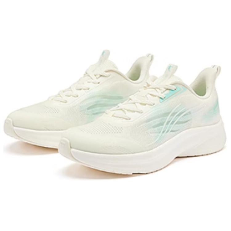 QIAODAN Q LITESPEED 5.0 Breathable And Lightweight Low top Running Shoes Women’s White Green