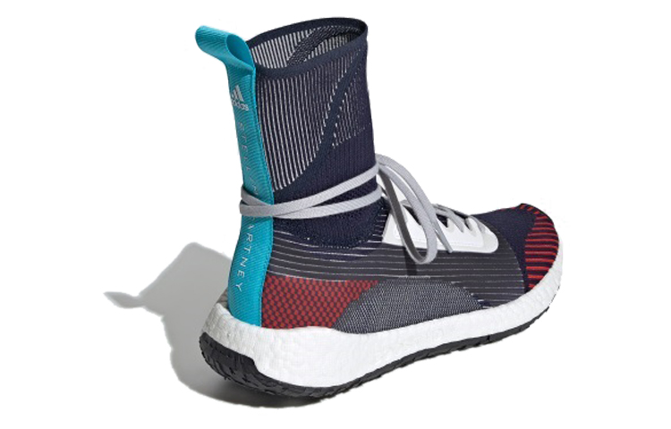 Женские кроссовки adidas PulseBOOST (серо-красные) — Серый / красный — фото 3