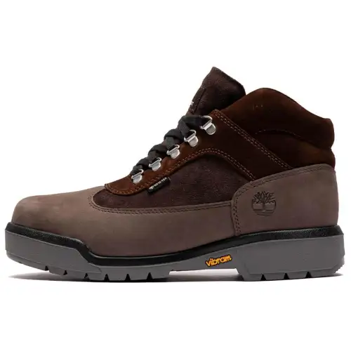 Timberland Field Boots Abrasion Resistant Slip Resistant Ankle Length Outdoor Boots Men's Dark Brown