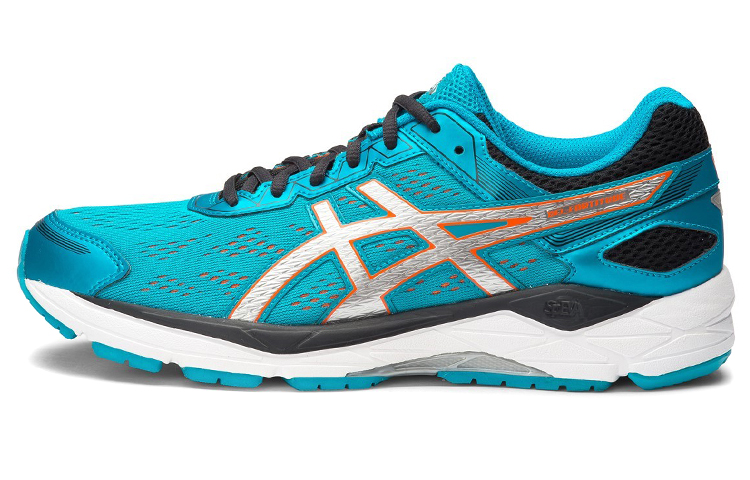 Asics Gel fortitude 7 Abrasion Resistant Low top Running Shoes Men's Blue Silver