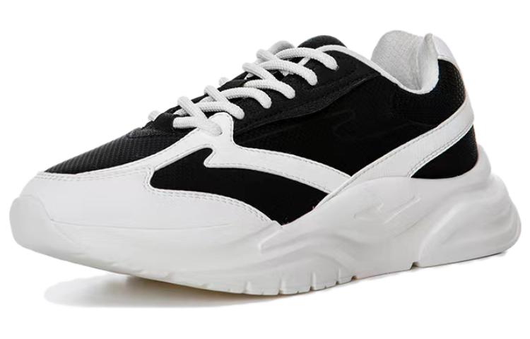 Erke Cushioning Slip Resistant Low top Running Shoes Women’s Black White