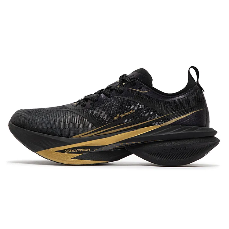 361° Feiyang 2.0 Low top Marathon Training Race Running Shoes Unisex Obsidian Black