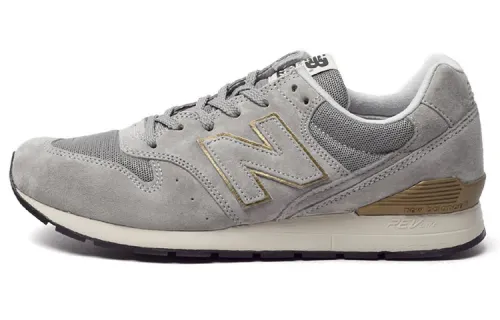 New Balance NB 996 Vintage Textile, Pigskin Low top Marathon Running Shoes Unisex Gray