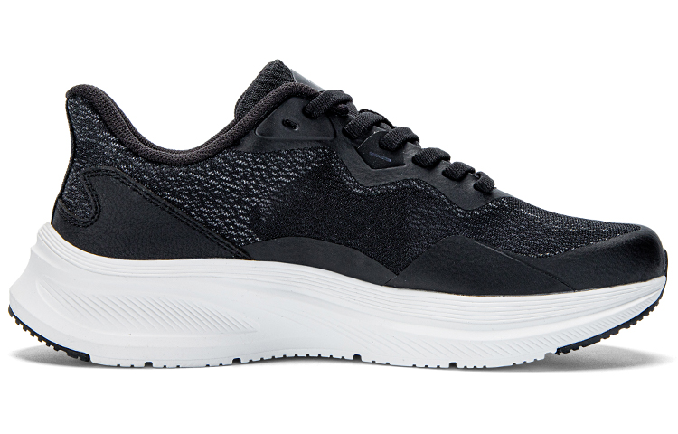 Kappa Cushioning Slip Resistant Abrasion Resistant Low top Running Shoes Unisex Black