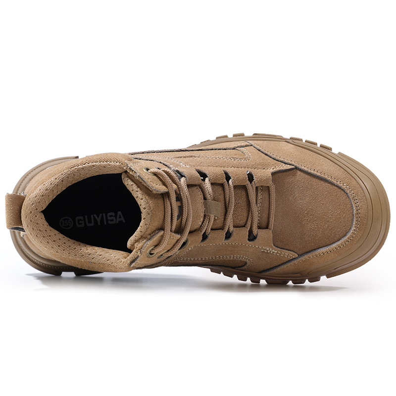 GUYISA Safety Shoes Unisex Brown