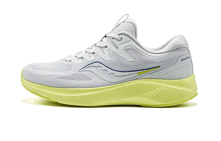 Saucony Lancer Rider 2 Comfortable Cushioning Slip Resistant Abrasion Resistant Low top Running Shoes Men's Gray